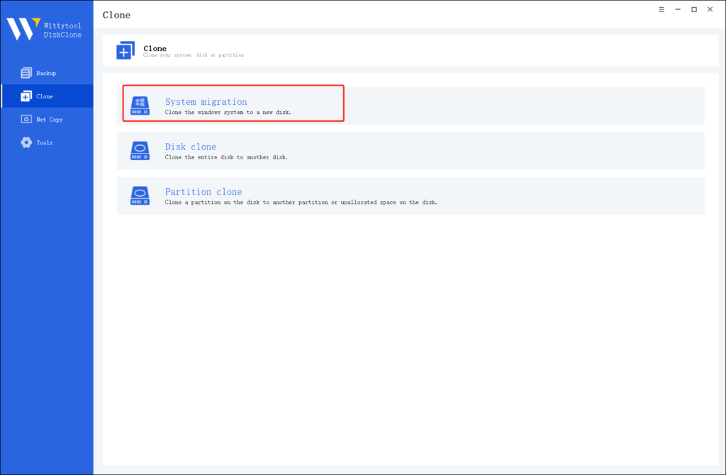 migrate os - 1