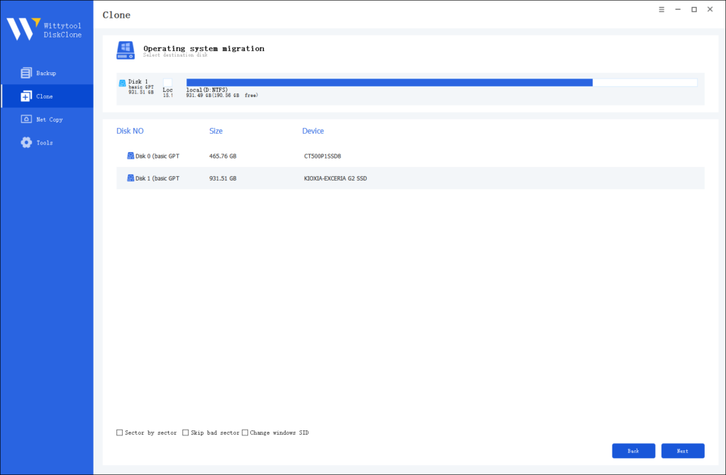 migrate os - 2