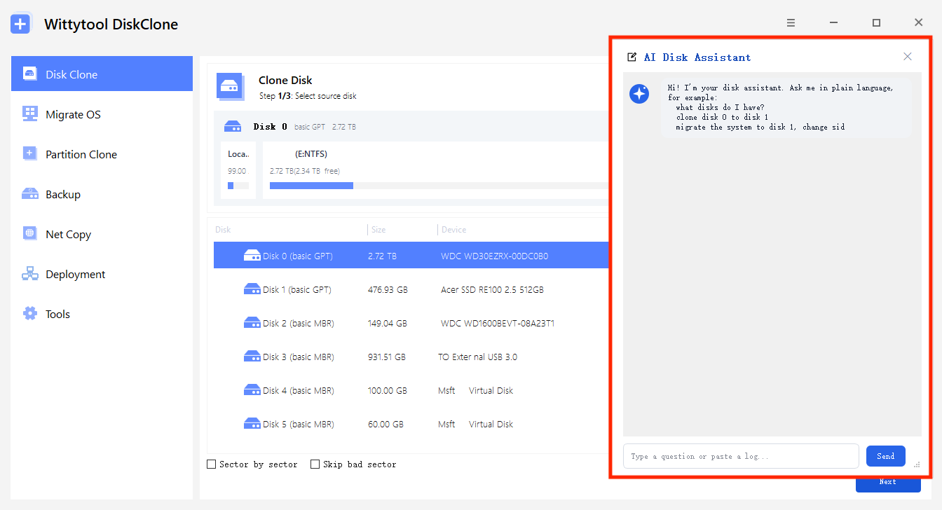 ai disk assistant - 2