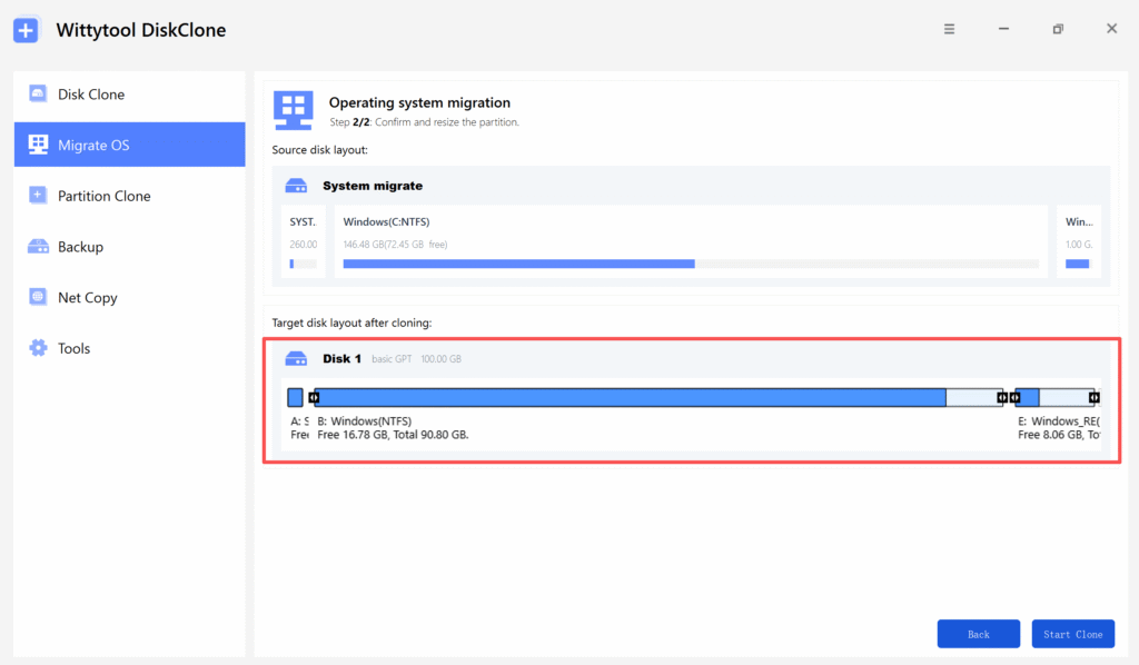 migrate os - 2