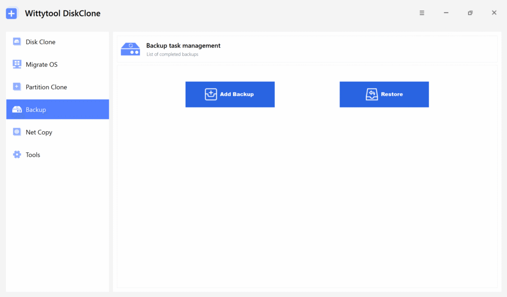 create backup