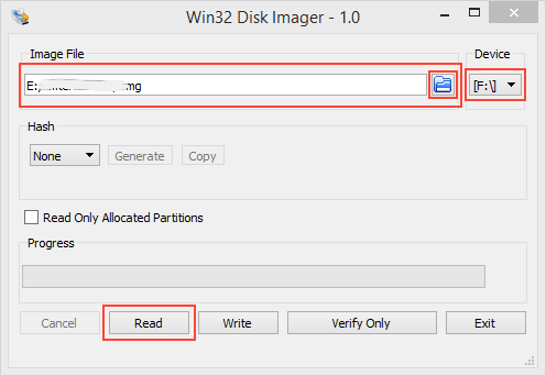 clone via win32diskimager - 1