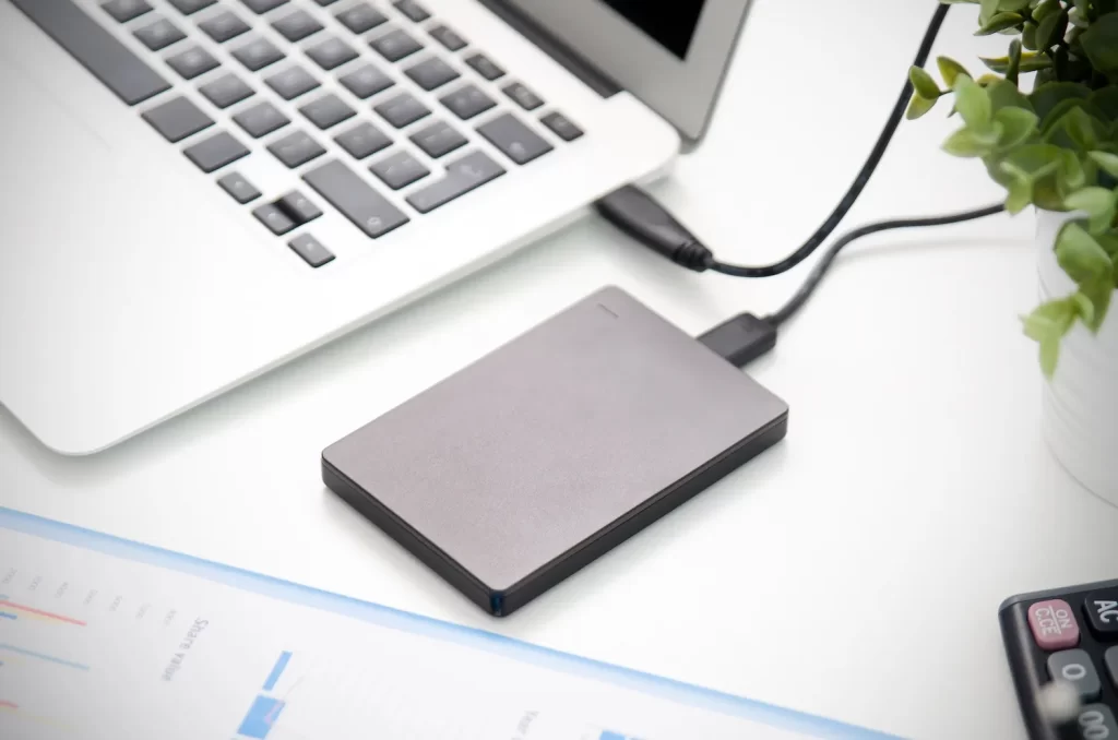 connect new drive to PC