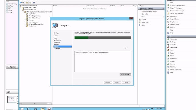 Importieren Sie Ihre Windows-Betriebssystem-Quelldateien