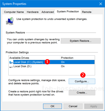 clean up old restore points