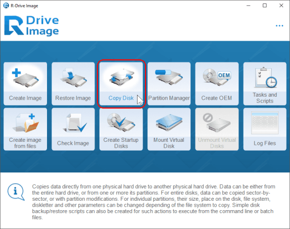 r drive image