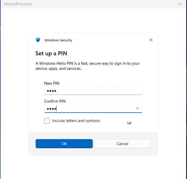 reset pin after sid change