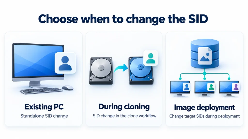 sid change workflow scenarios